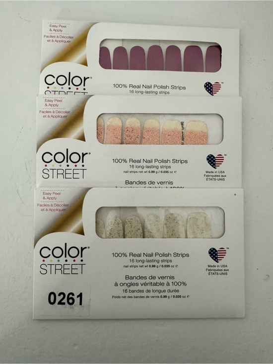 Color Street Other - Color Street Nail Strips Trio